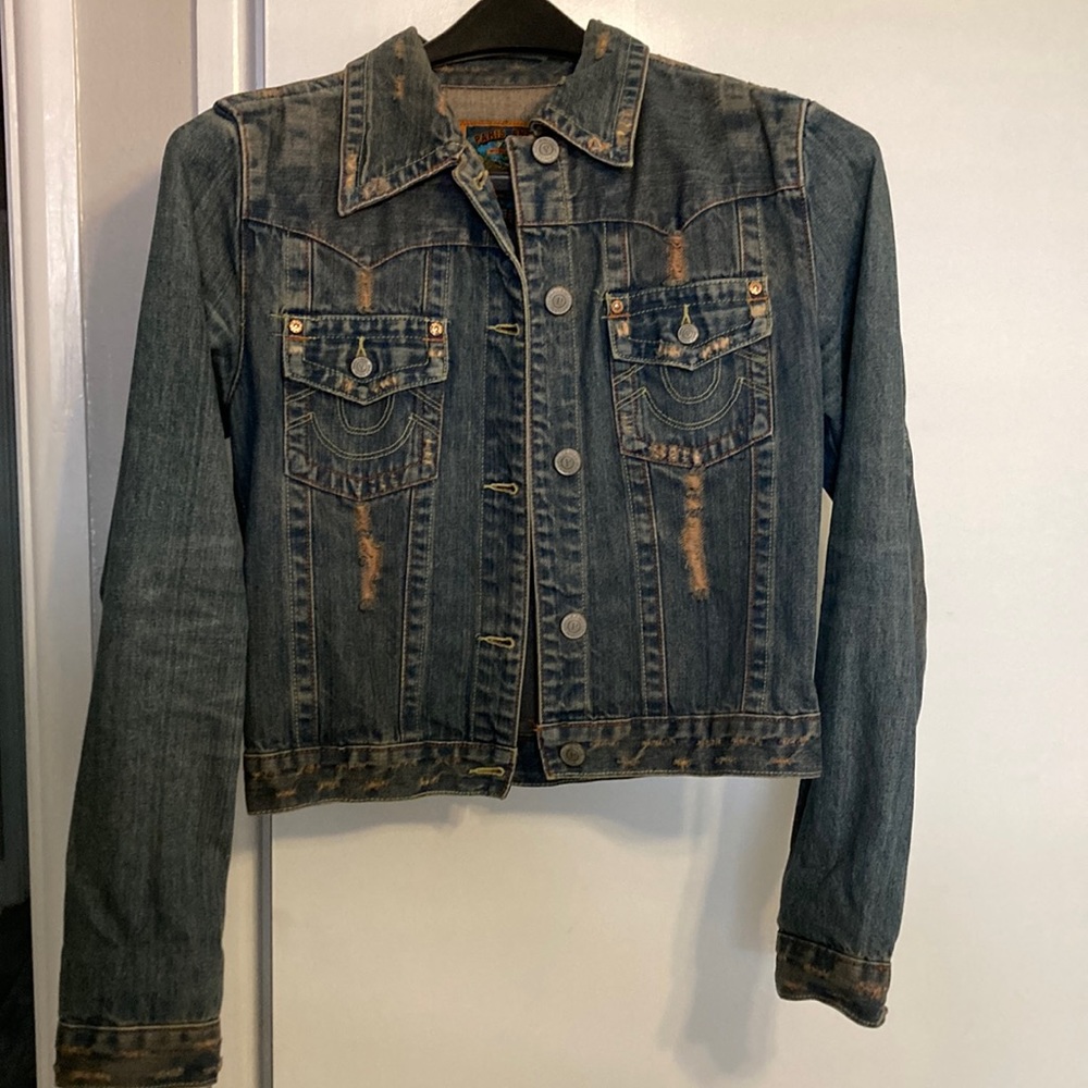 Distressed Denim Jacket